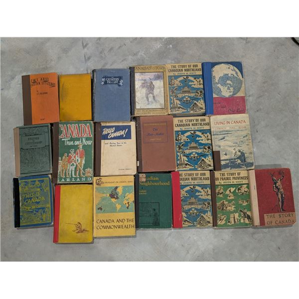 Lot of Vintage Canada/History/Story books
