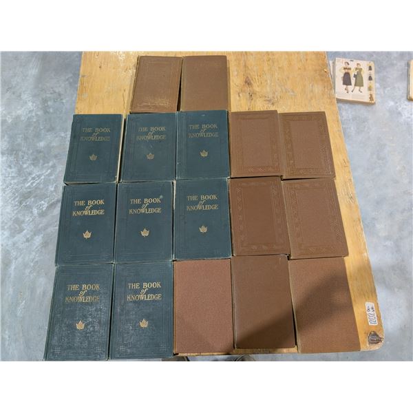 Lot of Vintage "the Book of Knowledge " Series Books, and etc.