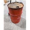 Image 6 : Vintage Oil Drum w/ Canada Made Oil/ Barrel Pump