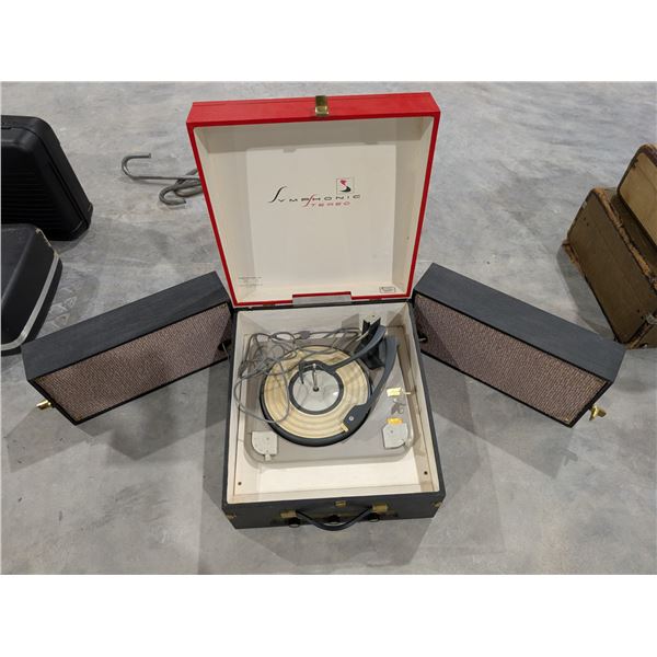 Symphonic Stereo Portable UA14 LP Record Player