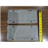 Image 2 : (2) Vintage Sask License Plates 1971