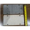 Image 2 : (2) Vintage Sask License Plates 1976