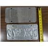 Image 2 : (2) Vintage Sask License Plates 1976-77