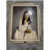 Image 1 : Vintage 1978 Painted Mary Nagy /78' "Linda" 47x33