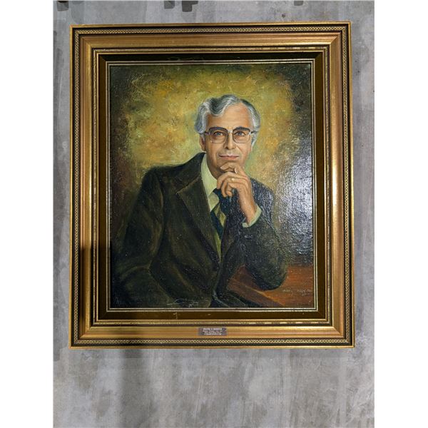 Vintage Mary Nagy Painting 1980 Walter.E.Chobtuck 31x27