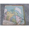 Image 1 : Vintage Dominion of Canada Commercial School Wall Map