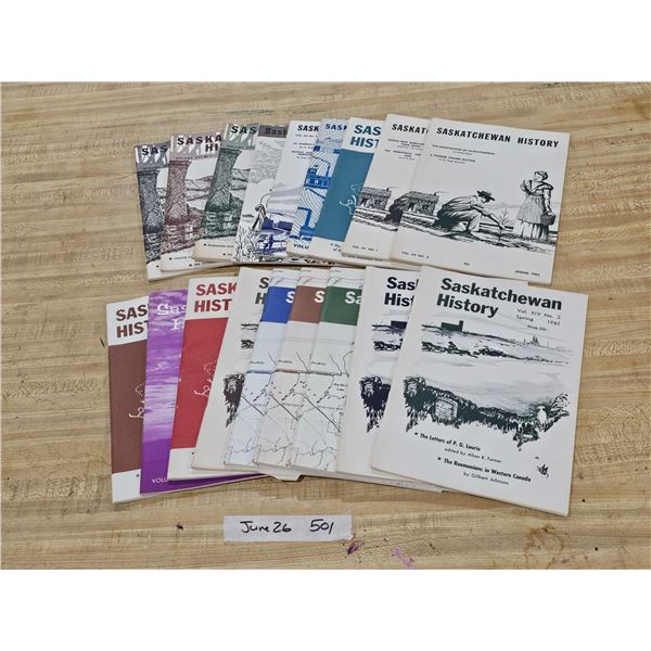1960’s Saskatchewan History Journal – (18) Editions, 1960’s