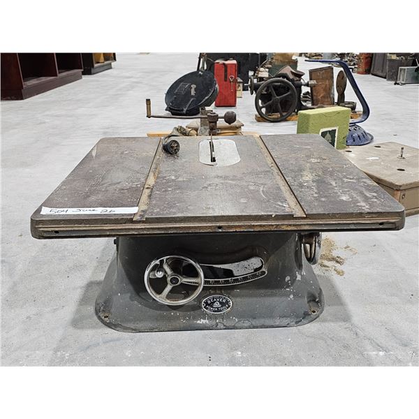 Vintage Beaver Power Tools Table Saw