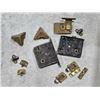 Image 1 : Antique Cast Iron Rim Locks & Brass Trunk Hardware Lot