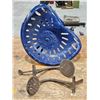 Image 1 : tin tractor seat and pair of buggy steps
