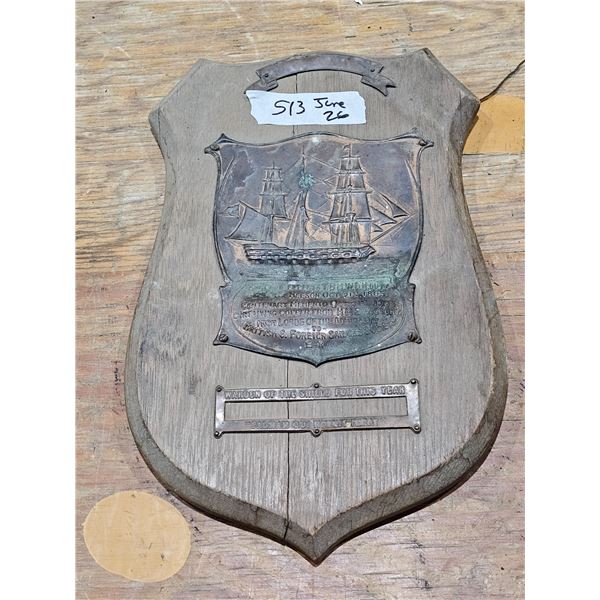 1905 Centenary Copper Memento Plaque, HMS Victory