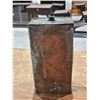 Image 4 : Antique Metal Cream Bucket, Copper Water Reservoir