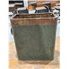 Image 5 : WWII Saskatchewan Military Kit Bag, Gunpowder Tin & Canister Lot