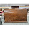 Image 1 : Antique Wooden “Coffin Top” Sewing Machine Cover