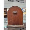 Image 2 : Antique Wooden “Coffin Top” Sewing Machine Cover