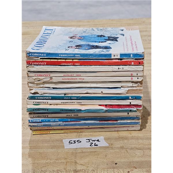 (16) Issues of Coronet (1958-1960)