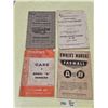 Image 1 : (4) Vintage Farm Equipment Manuals, inc. J.I. Case, Massey Harris etc.