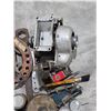 Image 4 : Antique Theater Projector Gear, Carbon Rods & Garage Tins