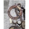 Image 5 : Antique Theater Projector Gear, Carbon Rods & Garage Tins