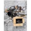 Image 1 : Antique Tools, Chrome Plated Metal Flashlight, etc.