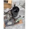 Image 3 : Antique Tools, Chrome Plated Metal Flashlight, etc.