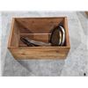 Image 3 : Cowbell, Cream Can Lid, Wood Crate