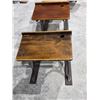 Image 2 : Row of Antique School Desks