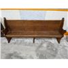 Image 1 : Vintage/Antique Church Pew/Bench, 48”L
