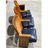Image 2 : Antique Movie Theatre Seats, 65”L
