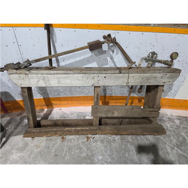 Vintage Well Water Pressure Tester Bench