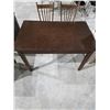 Image 1 : Antique/Vintage Dining Room Table & (2) Chairs – 48”x30”x31”H