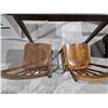 Image 3 : Antique/Vintage Dining Room Table & (2) Chairs – 48”x30”x31”H