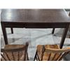 Image 4 : Antique/Vintage Dining Room Table & (2) Chairs – 48”x30”x31”H