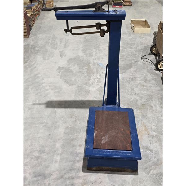 Antique Fairbanks Cast Iron Platform Store Scale – “Made in Canada”
