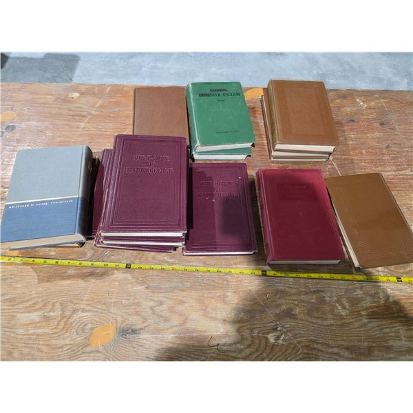 Vintage Book Lot – 1940’s The Book of Knowledge, etc.