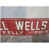 Image 3 : Large Vintage Marshall Wells Stores J.P.kelly Two Signs Welded together Large 239x30" Sign