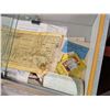 Image 3 : Vintage Case Gallery Display Stand w/ various Vintage Maps and etc. as Shown 42x24x43