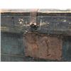Image 3 : Antique Rolling Wood Storage Chest 32x23x55