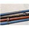 Image 3 : (4) Vintage Wooden Flag Poles (3) 89"L (1) 106"L