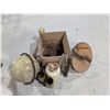 Image 1 : Vintage Globe, vase Decor, and etc. As Shown