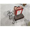 Image 1 : Vintage metal hooks, MSA Gas Mask Box (Was Unable to open) and etc. Items)