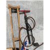 Image 5 : Lot of Vintage Items (Crutches, Edison Tube, Bulbs, and etc.)