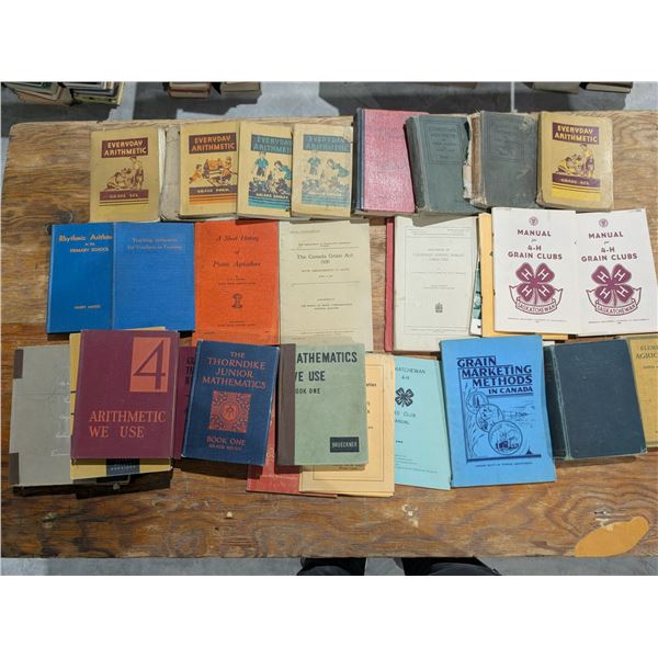 Vintage Agriculture, grain Marketing, and etc. books