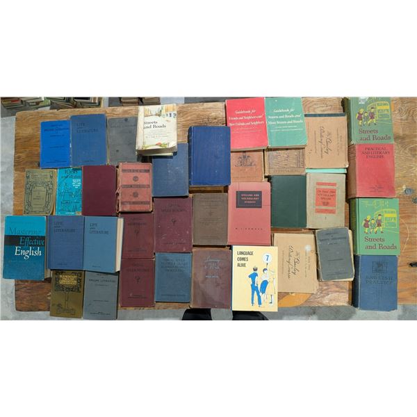 Lot of Vintage literature, Studies, Streets, and etc. books