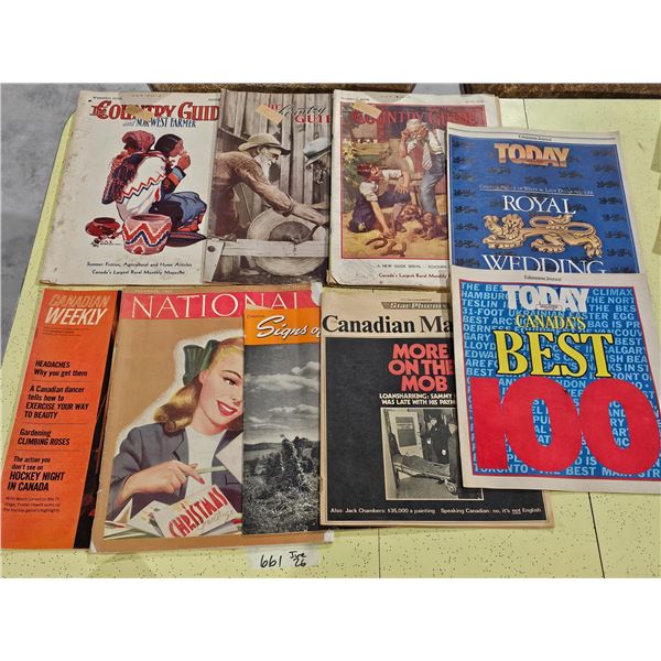Lot of Misc. Vintage Magazines