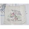 Image 2 : Vintage Embroidered Items – Inc. WWII Era Patriotic Canadiana Hand Embroidered Pillowcase