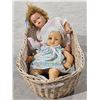 Image 1 : (2) Vintage Dolls in Basket
