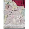 Image 2 : Vintage Basket Bassinet, Doll, Assorted Baby Clothes