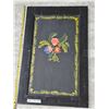 Image 1 : Antique Hand-Painted Decorative European Folk Art Wooden Cabinet Door or Trunk Lid
