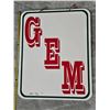 Image 1 : Vintage GEM Hanging Wooden Sign